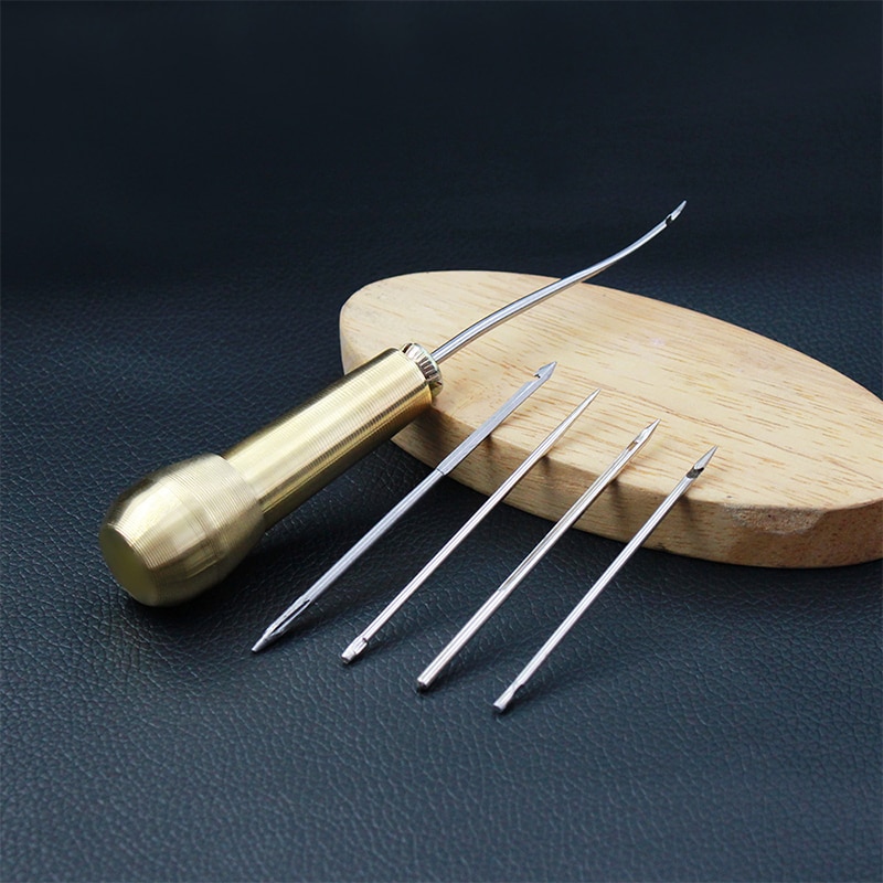 Leder NäHenne Schuh Reparatur Werkzeug Ahle Hand NäHenne Ahle Leder Werkzeug Nadel Werkzeug Bausatz Leder Handwerk NäHenne Liefert