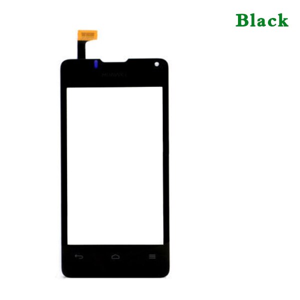 4,0 "para Huawei Ascend Y300 U8833 Sensor de digitalizador de pantalla táctil Panel de lente de vidrio exterior negro blanco: black No Tool