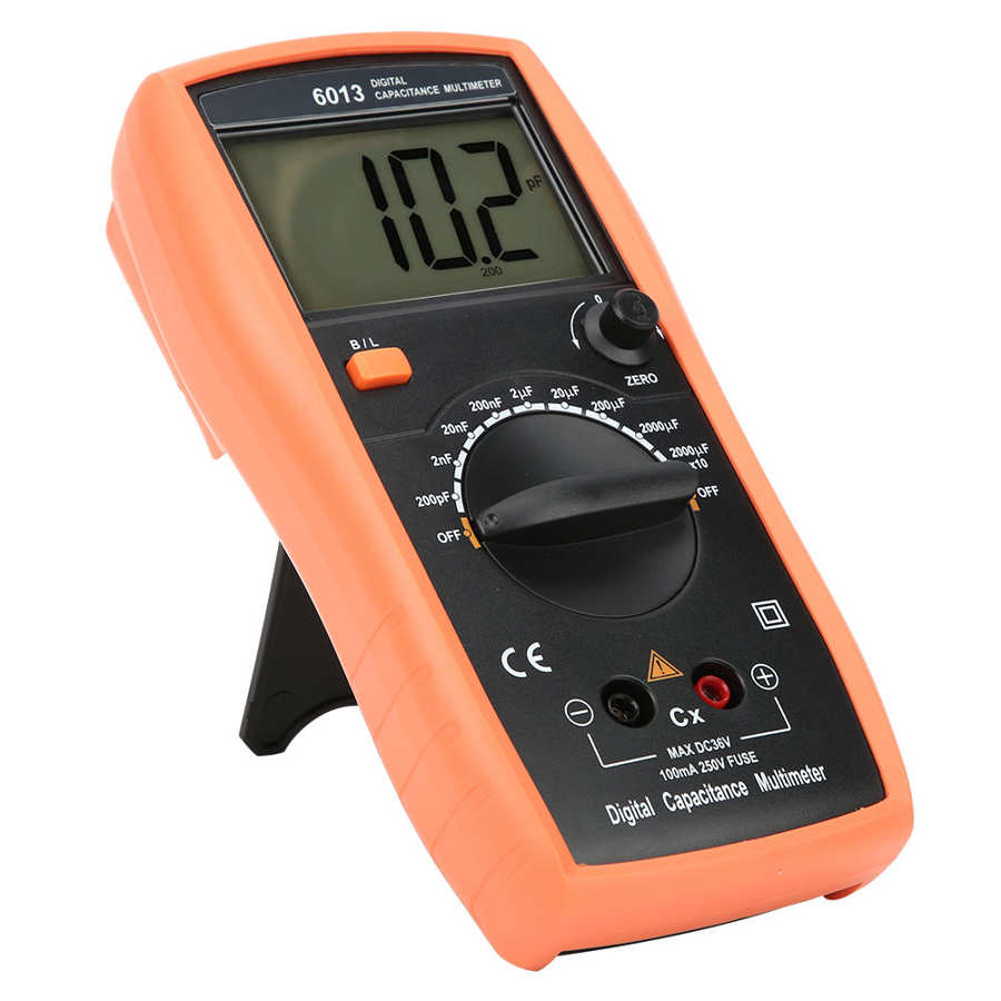 6013 Digital Multimeter Capacitance 20000uF Meter Manual Range Capacitance Tester Measure Tool