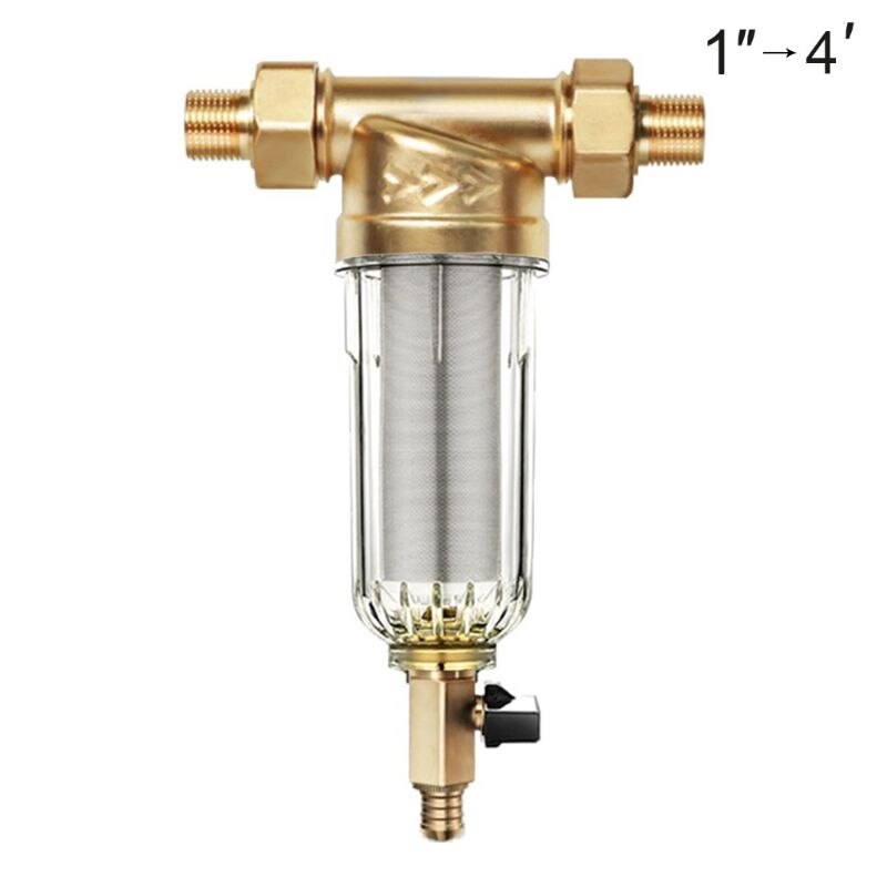 Filtre à eau purificateur avant canalisation d'eau du robinet pré-filtre lavage à la maison supprimer les sédiments de contaminants de rouille: 4