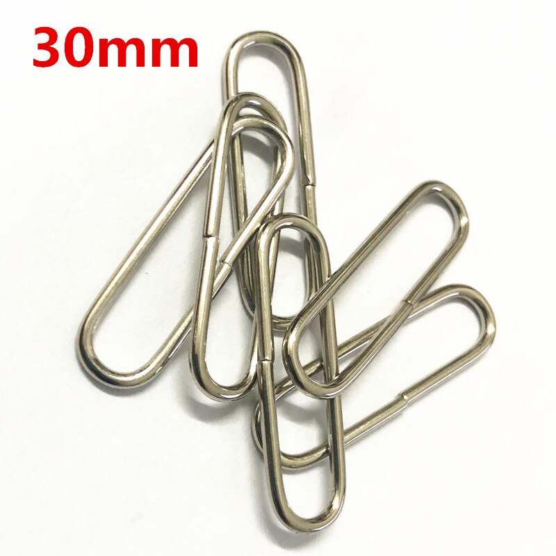 100 stücke metall Oval Ring Uhr bekleidungs Schnallen DIY Zubehör Nähen 16mm 20mm 25mm 32mm 35mm 38mm 50mm 65mm: Laserhell