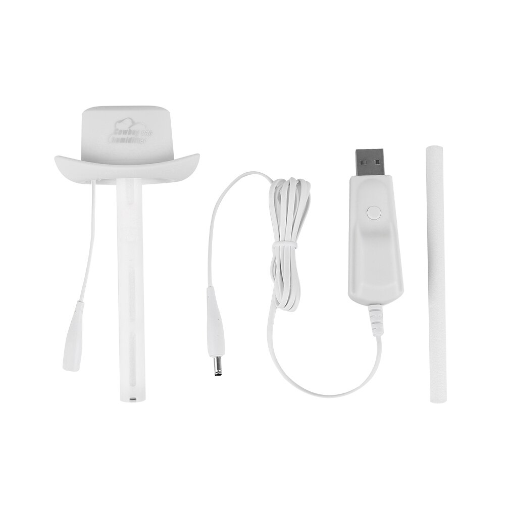 Mini Portable Car USB Humidifier Cowboy Hat Small Bottle Cap Universal Auto Atomizer: 5