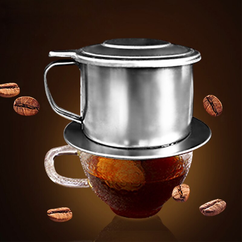 Rvs Drip Koffie Filter Maker Pot Infuser Voor Office Home Reizen