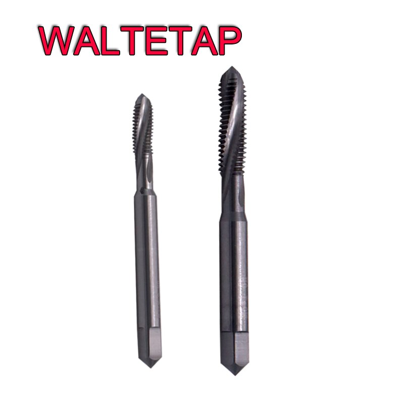 Metric Tungsten Steel Spiral Fluted Tap M2 M2.5 M3 M4 M5 M6 M8 M10 M12 X1.25 X1.75 Machine Screw Thread Taps For HRC 55°-62°