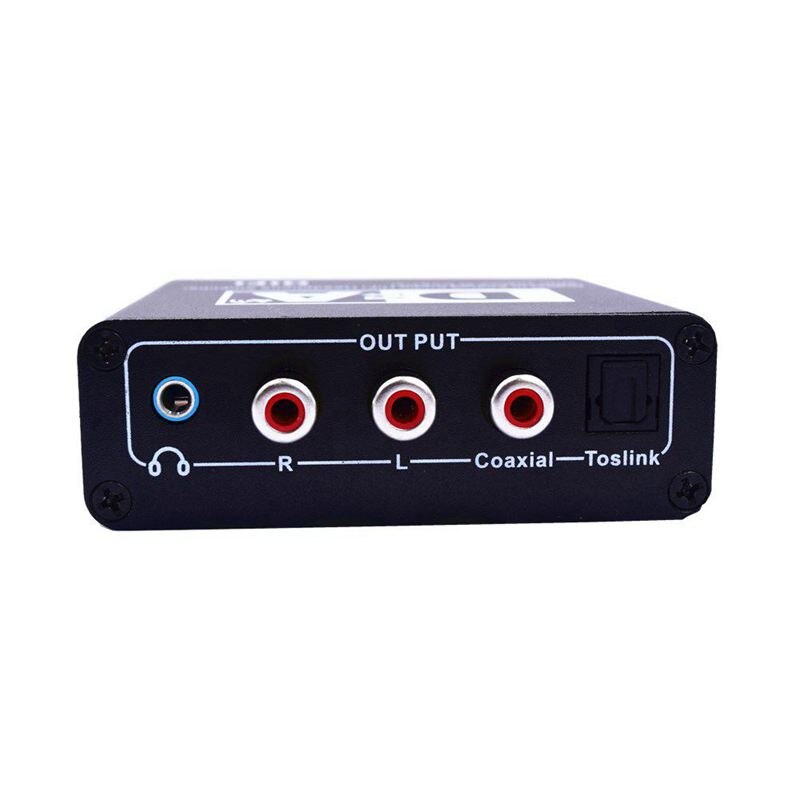 headphone amplifier fiber coaxial HIFI digital to analog digital fiber coaxial simulation EU Plug