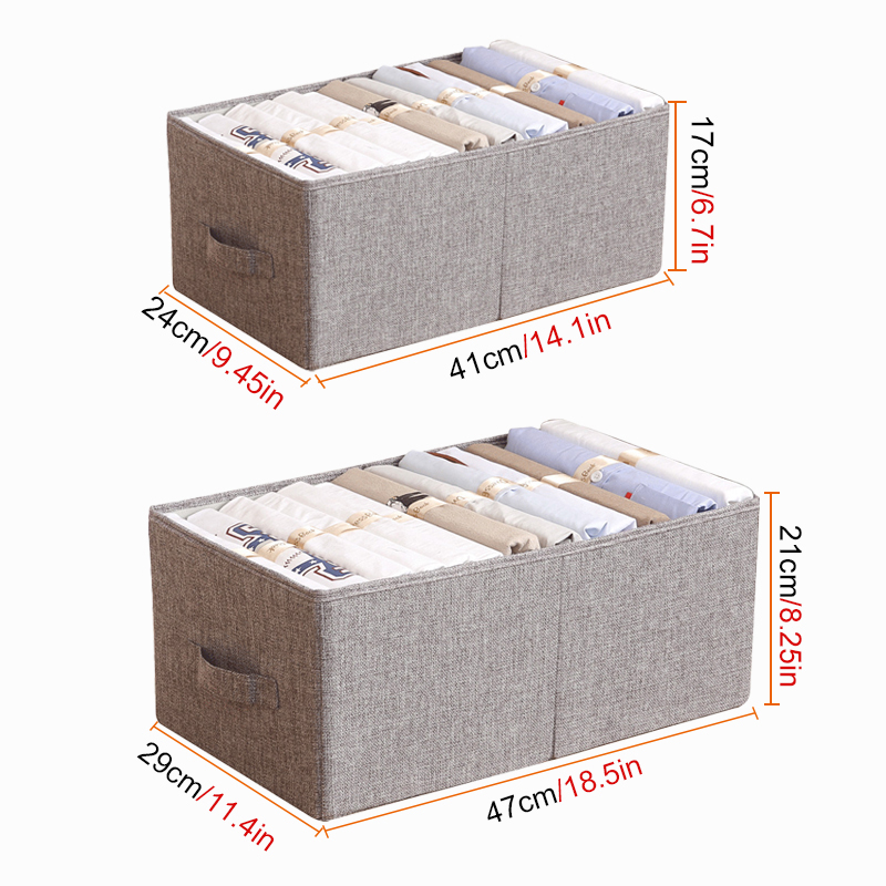 Thuisbenodigdheden Diversen Sorteermand Opvouwbare Linnen Organizer Box Cosmetica Container Kleding Speelgoed Opbergdoos