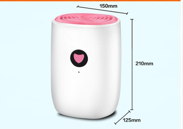 Deshumidificador de aire eléctrico para el hogar, secador de aire portátil que absorbe la humedad, con apagado automático y 800ML
