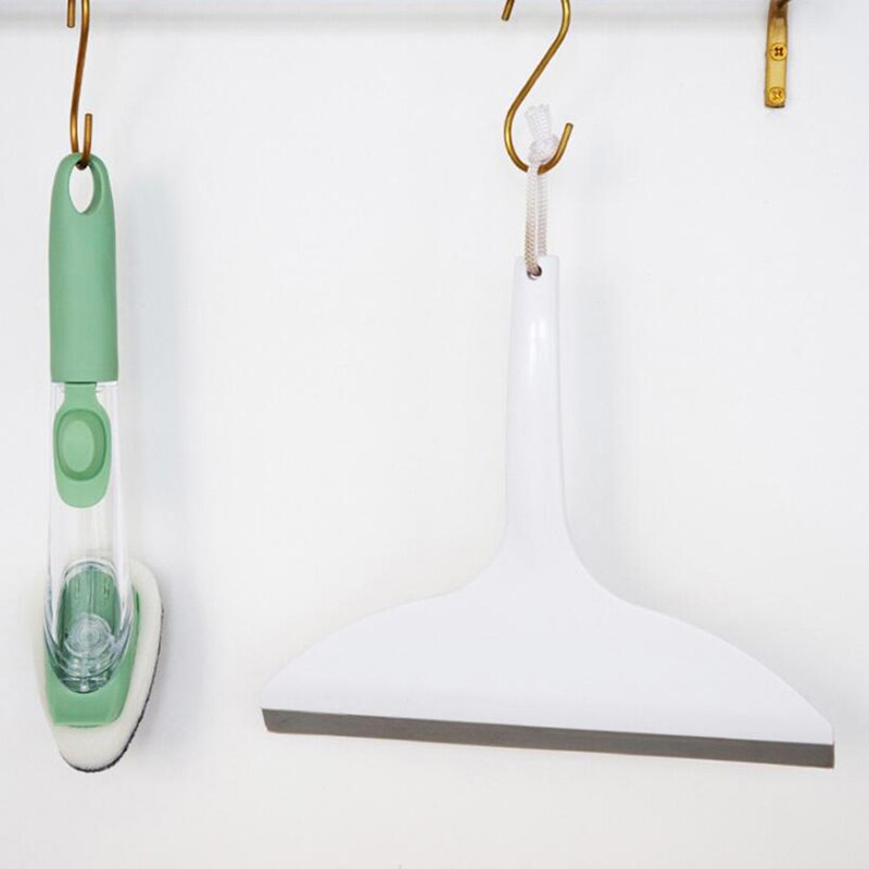 Window Squeegees Glass Cleaning Wiper Brush Eco-Friendly Soft Glass Scraper Glass Wiper Cleaner Helper Household Cleaning Tool
