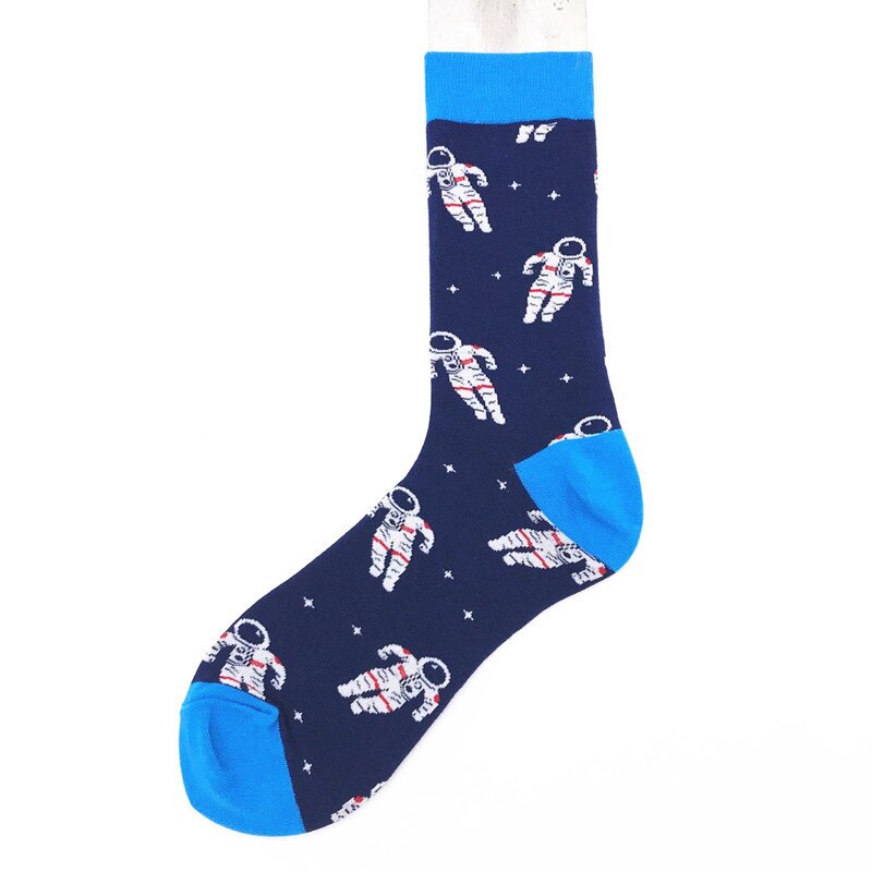 autumn and winter outer space socks 1 cotton socks couple tube socks cartoon alien socks: 17