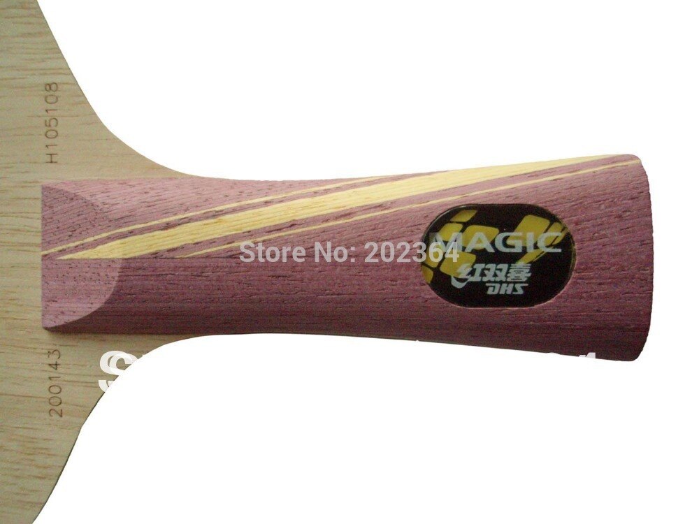 DHS Magic A02 (A 02, A-02) 7 Full Wood, Attack Type Shakehand (OFF++, Quick-attack) Table Tennis Blade for PingPong Racket