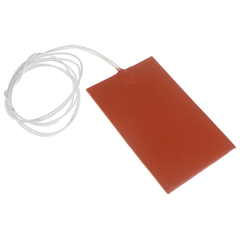 300W 220V Silicone Heating Pad Square Rubber Heat Mat Heated Bed Plate Flexible Universal Engine Oil Tank Silicone Heater Pad