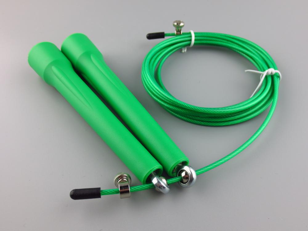 Speed Bearing Jump Rope Skipping Rope For MMA Boxing Fitness Cross Training: JPD-Green