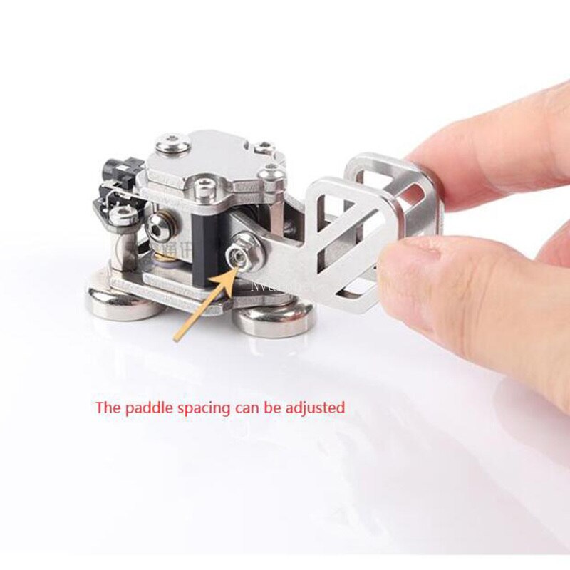 Roestvrij Staal Draagbare Hf Kortegolf Automatische Cw Morse Code Met Magnetische Amateur Radio Hand Sleutel Morse Cw Telegraph