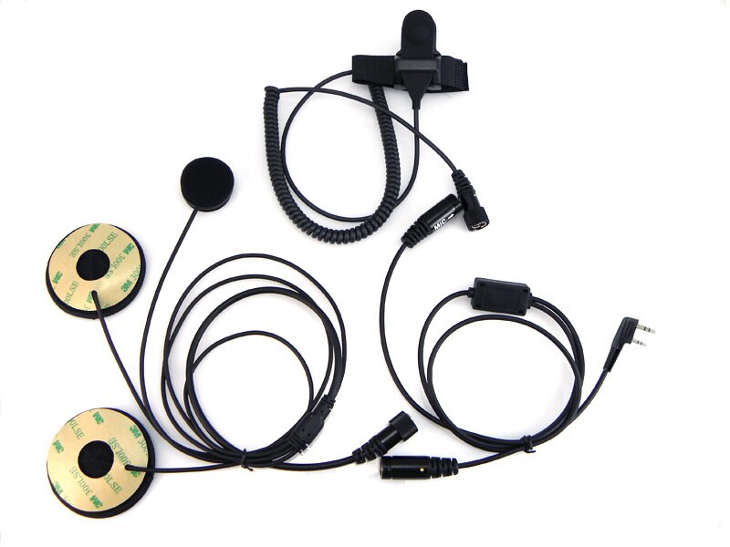 Baofeng – talkie-walkie pour casque de moto, casque complet, oreillettes pour Radio bidirectionnelle, Plus