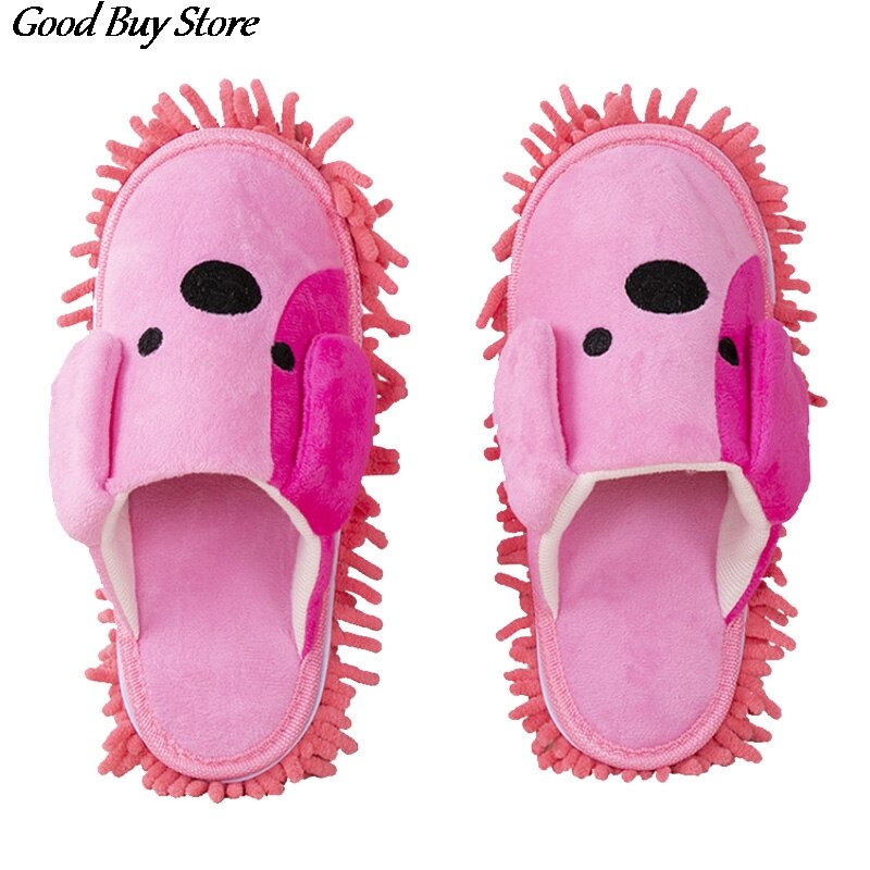 Par de encantadoras Zapatillas de casa para perros, zapatillas Unisex para polvo, mopa, cocina, baño, casa, limpieza de suelo, zapatos para el hogar, bonito limpiador de cachorros cálido