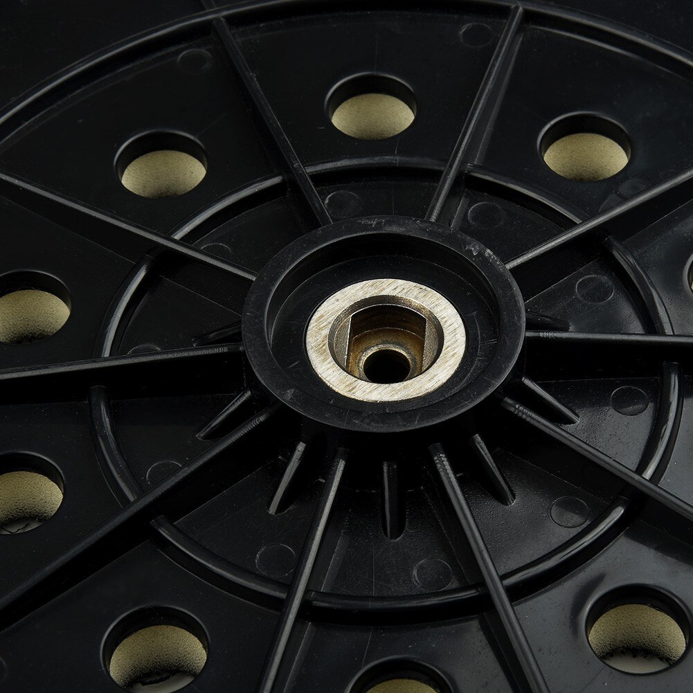 9inch 10 Hole Hard/Soft Drywall Sander Hook And Loop Backing Plate Polishing Sanding Pad 215mm Thread Sanding Disc Abrasive Tool