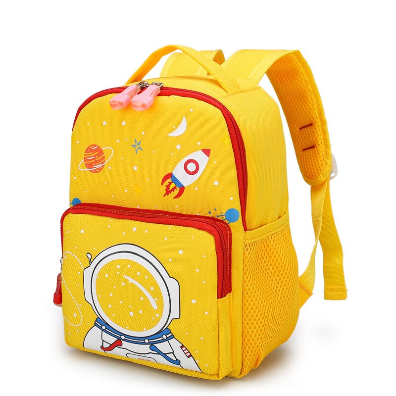 Fengdong baby boy kindergarten bag kids small backpack mini book bag school bags for baby girls children preschool backpack: yellow