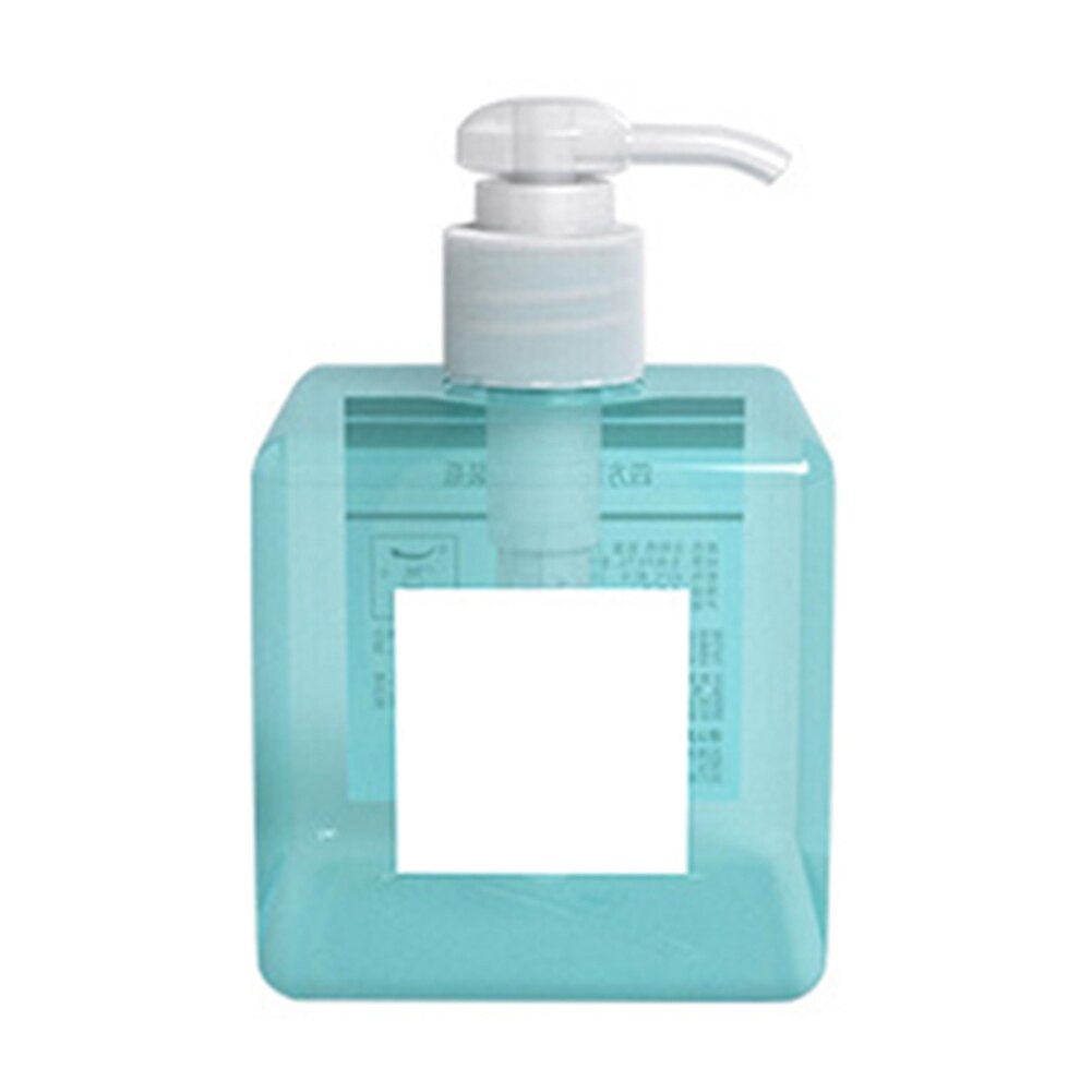 250/450ml Plastic Empty Liquid Soap Lotion Shampoo Dispenser Press Pump Bottle Refillable Bottle Container: Blue450ml