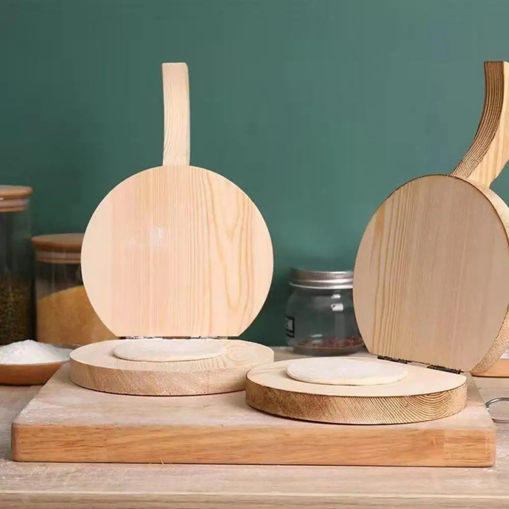 1 szt. Drewniany ręczny wałek robić wyciskania ciasta, kukurydziana tortilla kluska skóra bułka skóra prasa formy, kuchnia pieczenie maszyna robić pieczenia ciasta