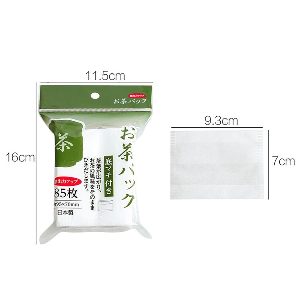Sachet de thé filtre à épices jetable | 85 pièces, importé du japon, sachet filtre à thé vide, cuisson des aliments, sachet filtre à épices séparé