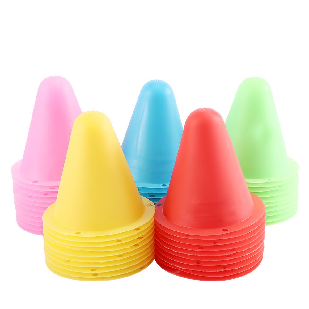 Plastic skate marker cones football soccer wheels sports training equipment