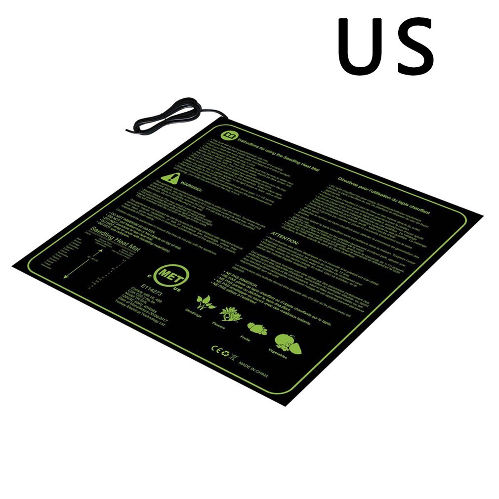 Seedling Heating Mat Waterproof Plant Seed Germination Propagation Clone Starter Pad Garden Supplies