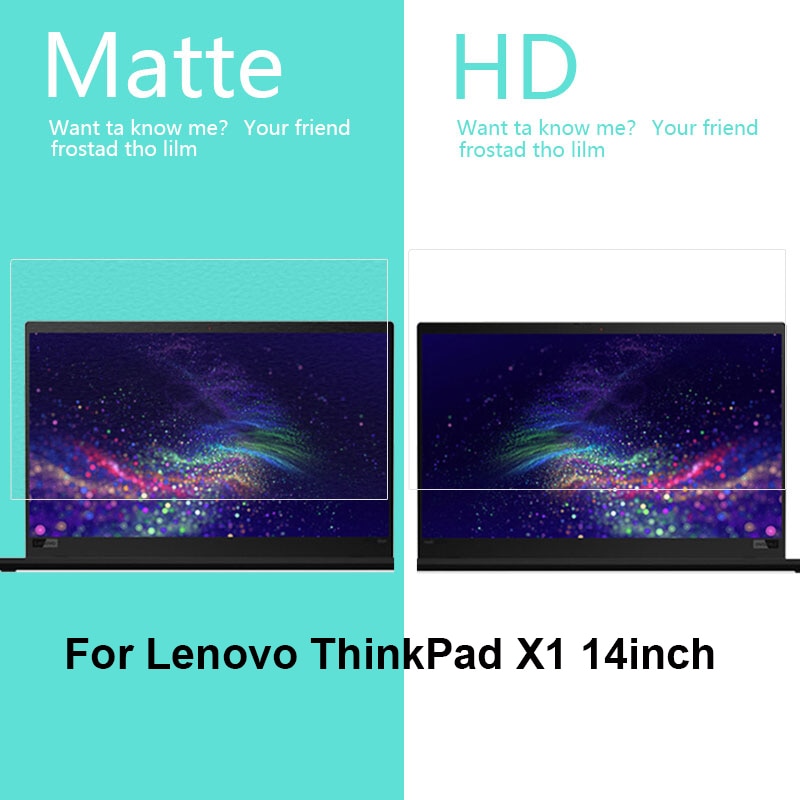 Matte Anti-Vingerafdruk Film Voor Lenovo Thinkpad X1 Yoga 4 Gen ) x1 Yoga 14 &#39;&#39;Hd Clear Glossy Lcd Screen Protector Film