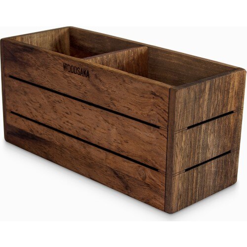 Stand Voor Pennen Woodsaka 3 Lijn Twee Compartiment Penhouder