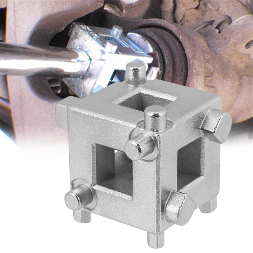 Rear Disc Brake Caliper Piston Rewind/Wind Back Cube Tool 3/8" Drive Tool for Vehicles with 4 Wheel Disc Brakes