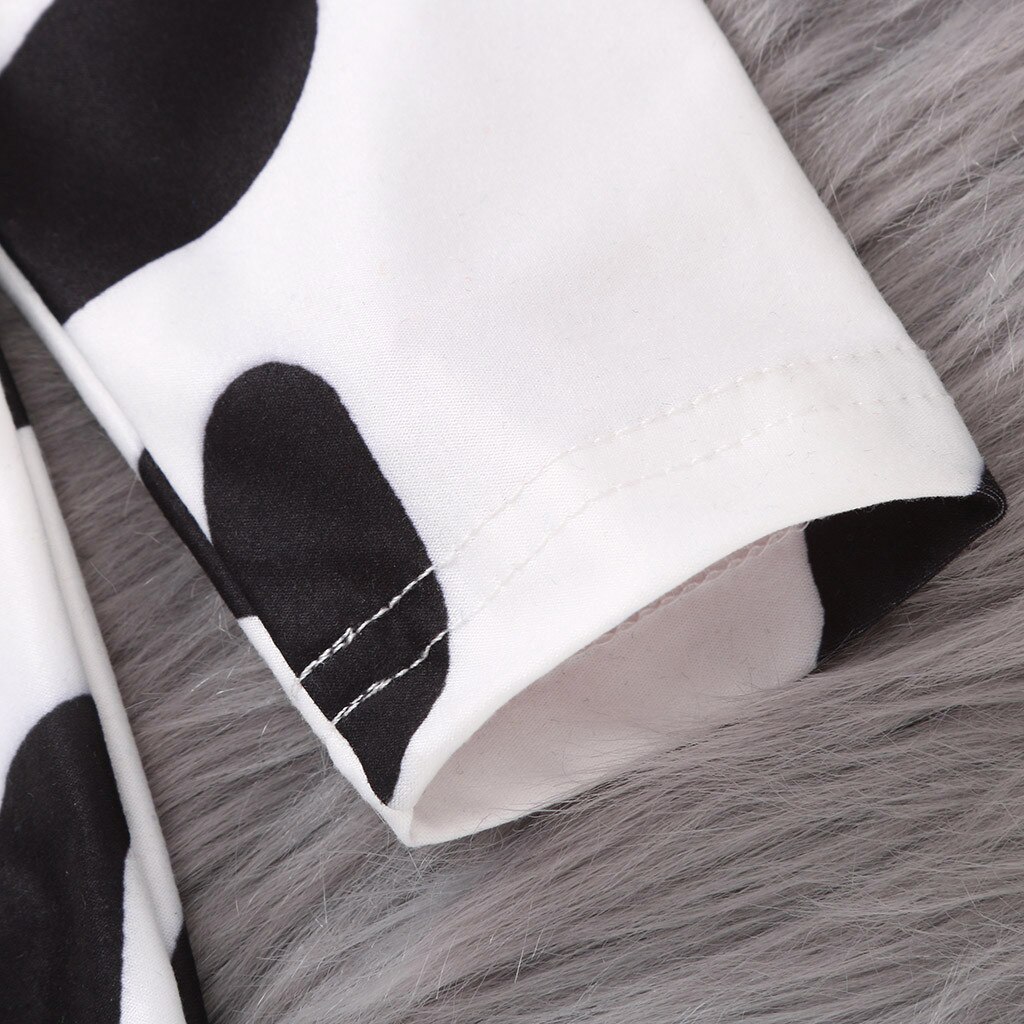 Body + casquette pour bébés filles et garçons, vêtements pour bébés filles et garçons, à manches longues, imprimé vache, avec des motifs de dessin animé, chapeaux,
