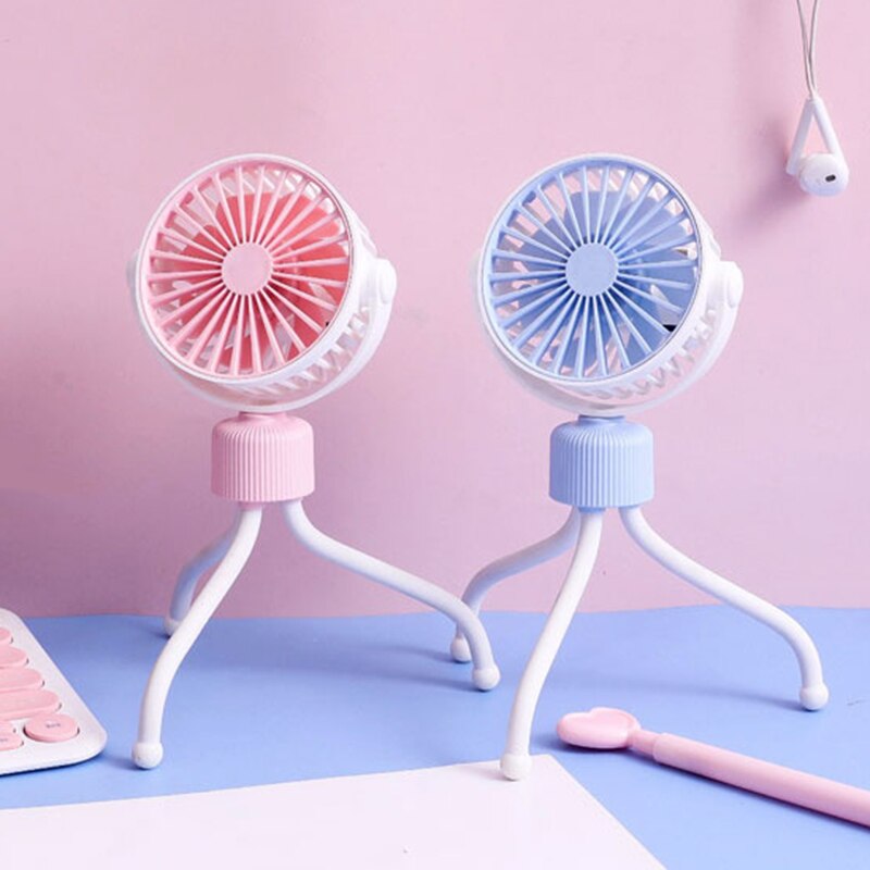 Mini Ventilator Oplaadbare Usb Draagbare Handheld Fan Met Houder Functie Kleine Desktop Usb Cooling Fans