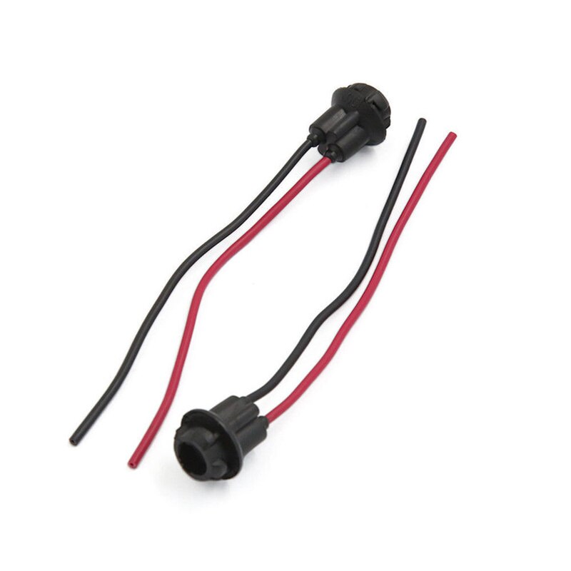 10Pcs T10 194 W5W 168 LED Bulbs Holder Adapter Socket Harness Plugs Connector Auto Wedge Light Socket Connector Car Accessories