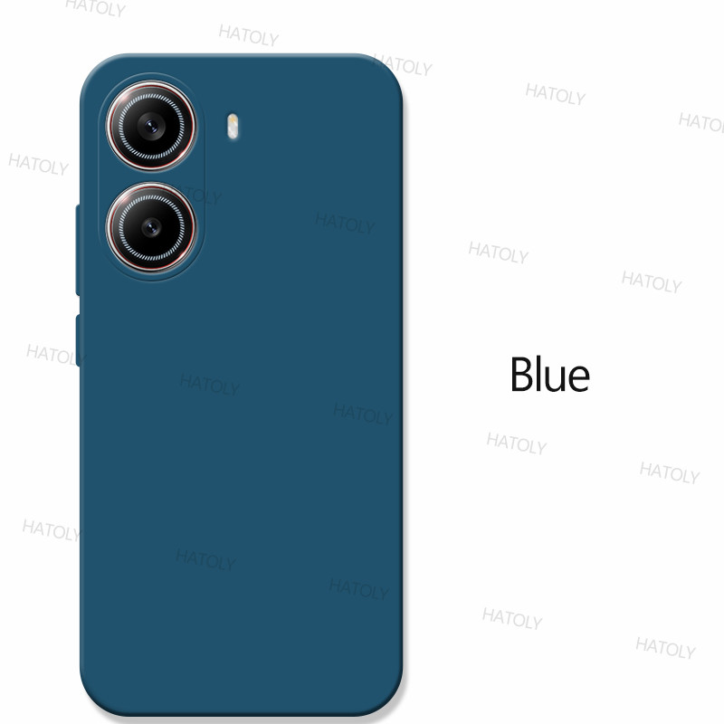 For Xiaomi POCO X7 Pro Case Xiaomi POCO X7 Pro Global Cover Shockproof TPU Liquid Silicone Phone Back Cover Xiaomi POCO X7 Pro: Blue
