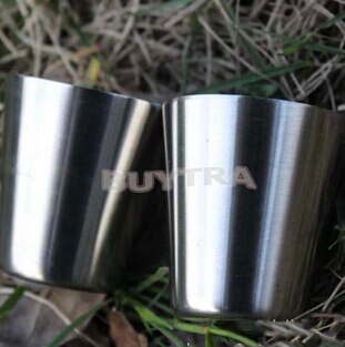 Polert mini skudd glass 35ml Rustfritt Stål - Drikkeglass til Hjem, Kjøkken, bar - 1 stk