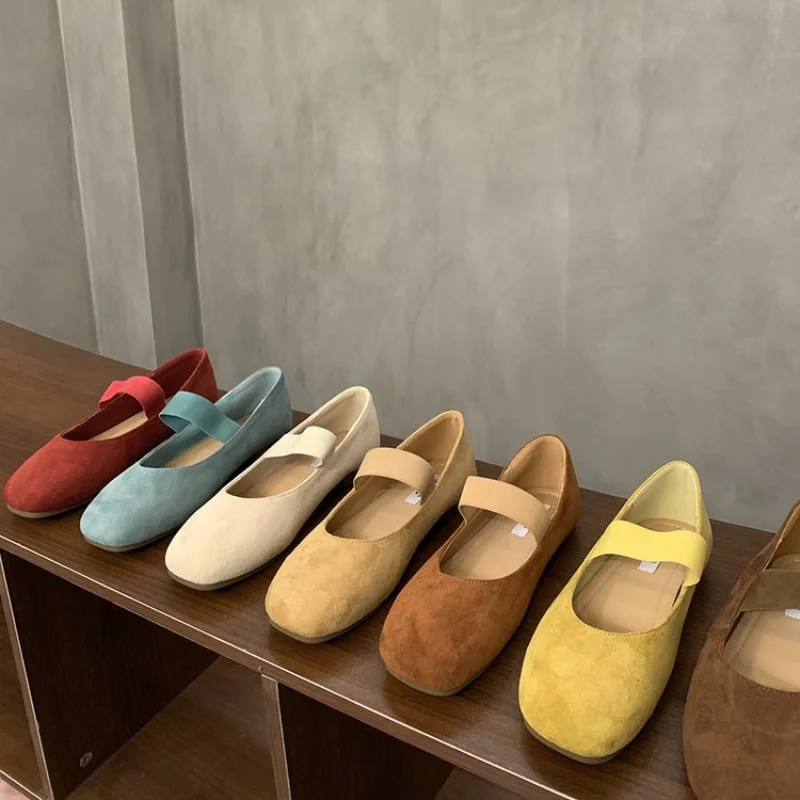 Appartamenti Scarpe da donna Autunno Morbido Casual Scarpe basse da donna di marca Accogliente Walking sandali eleganti in tinta unita Mujer Elegante 2024 Nuovo