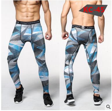 Pantalones de camuflaje con estampado 3D para hombre, pantalones deportivos para hombre, pantalones de compresión para hombre, mallas para culturismo, mallas para hombre: Morado