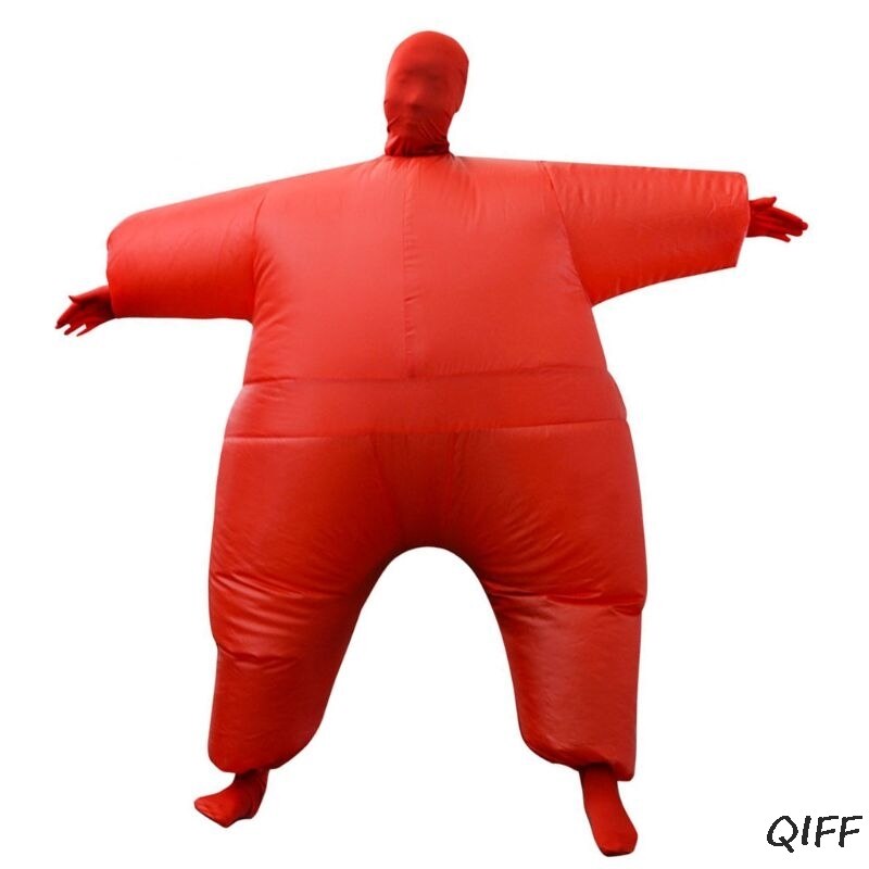 Inflatable Full Body Jumpsuit Cosplay Costume Adults Christmas Blowup Outfits: R