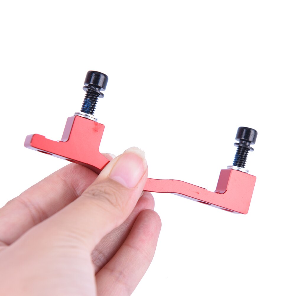1 piezas de adaptador de freno de disco de bicicleta de montaña de (adecuado para 203 rotores de rueda delantera y trasera)