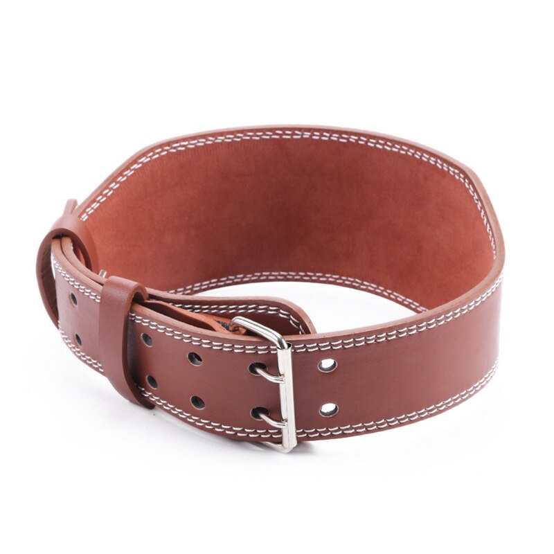 Gym Belt Weightlift Squat Bodybuild Powerlifting Belt Fitness Crossfit Gym Weight Weightlifting Muscul Dumbbel Gym Equipment: brown / M