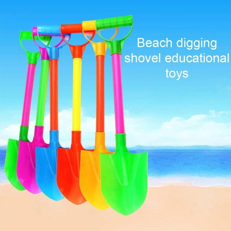 1 pièces en plein air été plage pelles creuser sable outils drôle enfants en plein air plage pelle creuser sable pelle jouets couleur aléatoire