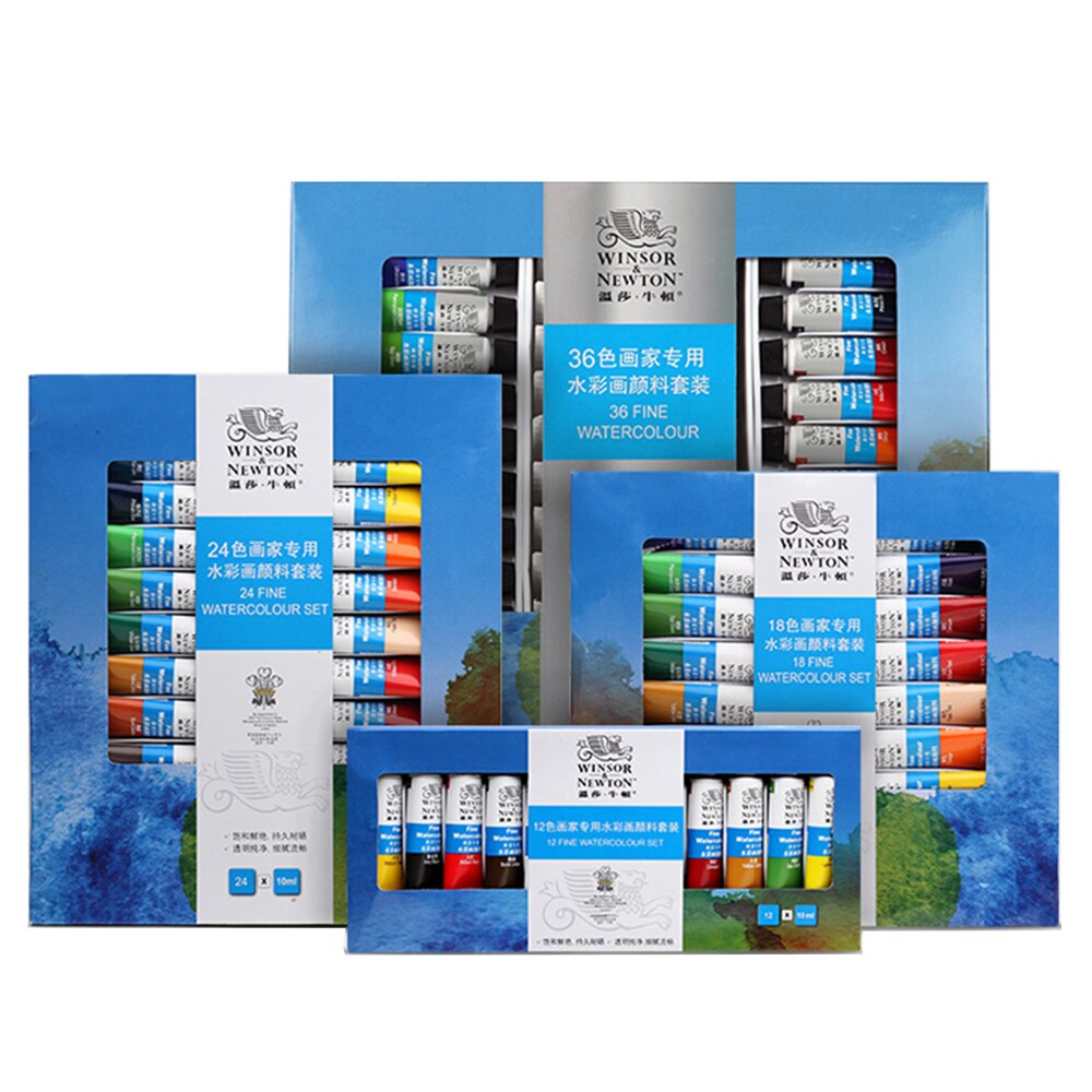 Aquarel Verf Set 10Ml Professionele Aquarel Set Van 12/24/36 Premium Water Kleur Pigment Voor Artist Schilderij Art levert
