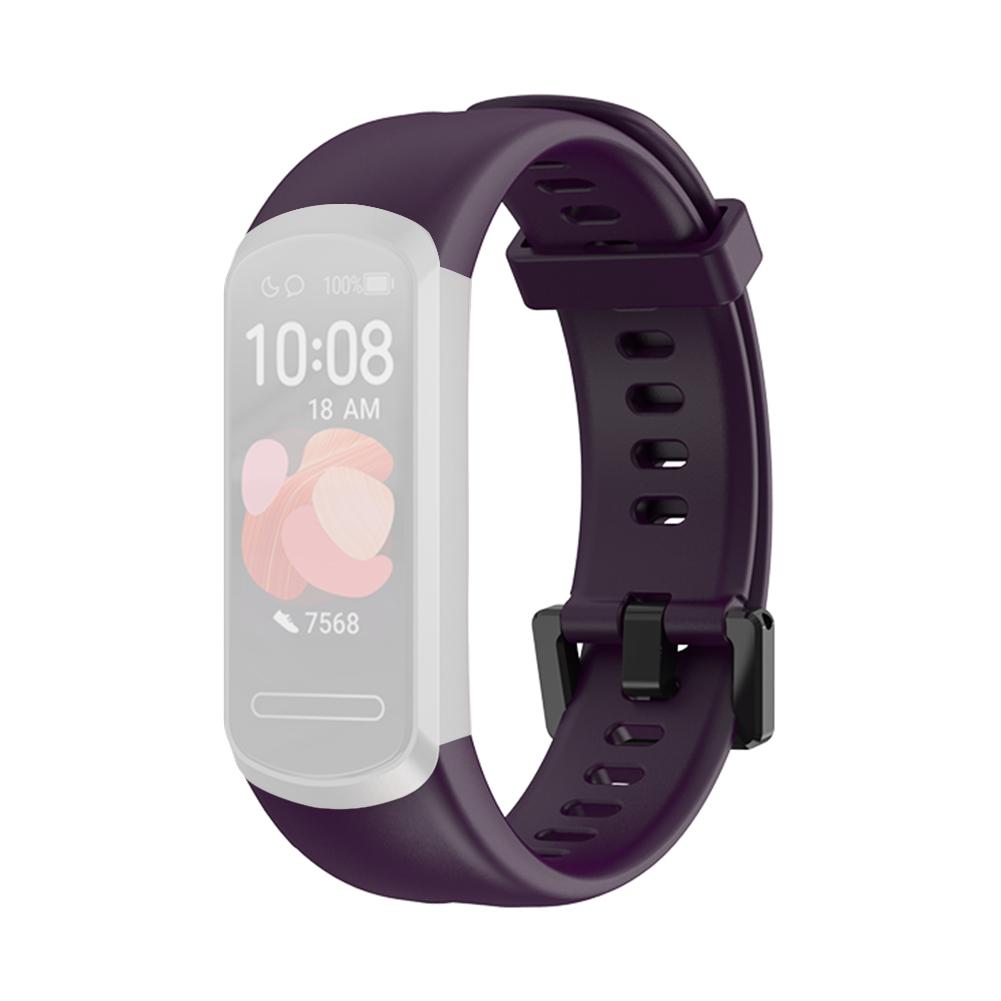 Silikon Handgelenk Gurt Für Huawei Band 4 Sport Strap Armband smart uhr Band Armband Für Huawei Band4 Smart Zubehör: Purple