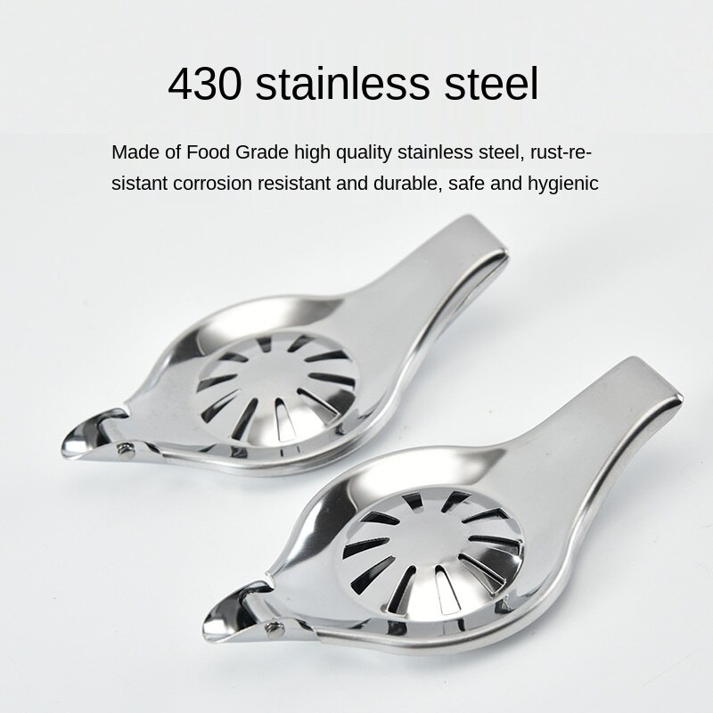 Stainless steel lemon juicer orange manual juicer lemon extruder lemon clip kitchen gadgets and accessories