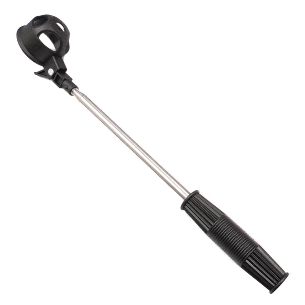 2m Golf Ball Retriever Device Automatically Telescopic Pick Up Ball Golf Pick Up Automatic Locking Scoop Picker
