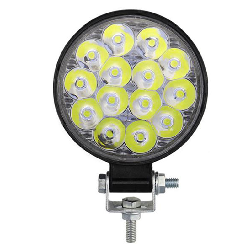2500lm 42W Round LED Work Light Spotlight LED Headlight 4x4 Offroad ATV UTV Truck Tractor Motorcycle Fog lights