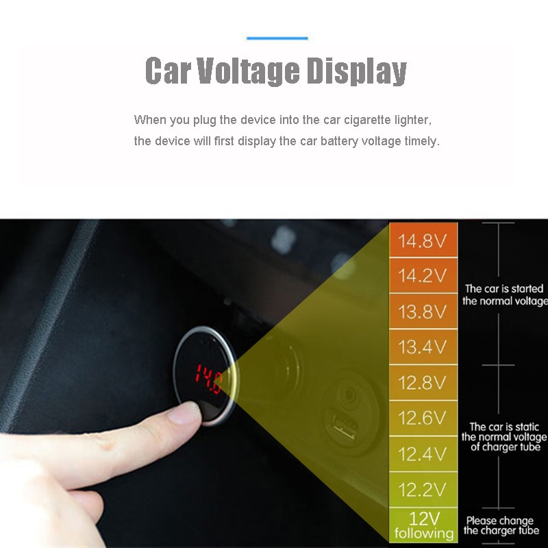 JINSERTA Bluetooth 5.0 FM Transmitter Handsfree Car Kit FM Radio MP3 Player U Disk USB Car Charger