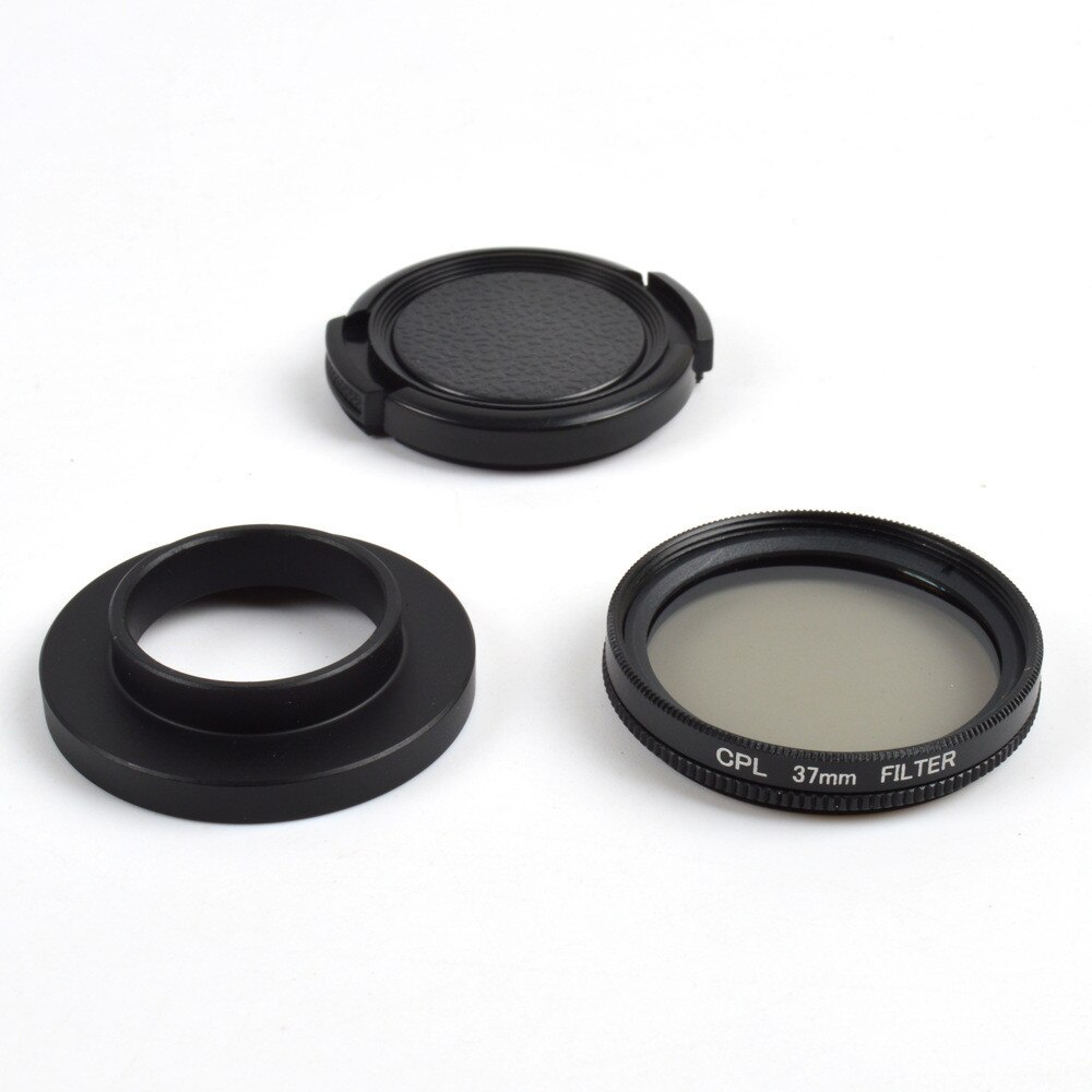 Go Pro 37Mm Circulaire Polarisator Polarisatie Cpl Lens Filter Voor Gopro Hero4 3 +, hero 4 Actie Camera Accessoires