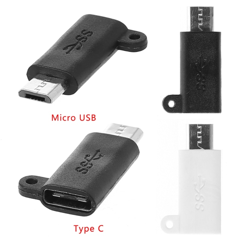 Micro USB 2.0 Type B Male Naar USB 3.1 Type C Female Charge Converter Adapter