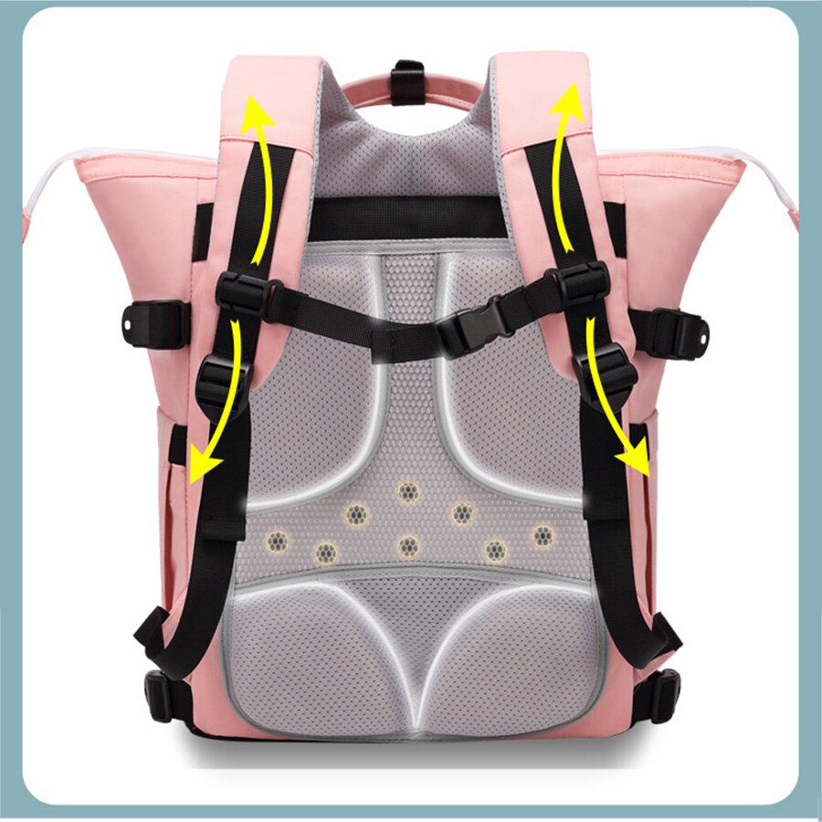 Rainbow girl student bag casual lightweight ridge large-capacity personality waterproof backpack trend shoulder bag