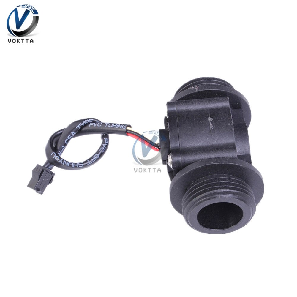 Dc 5-24v dn25 vandstand flow sensor switch 1-60l/ min væskestrømsmåler tæller lodret/vandret hall flow sensor